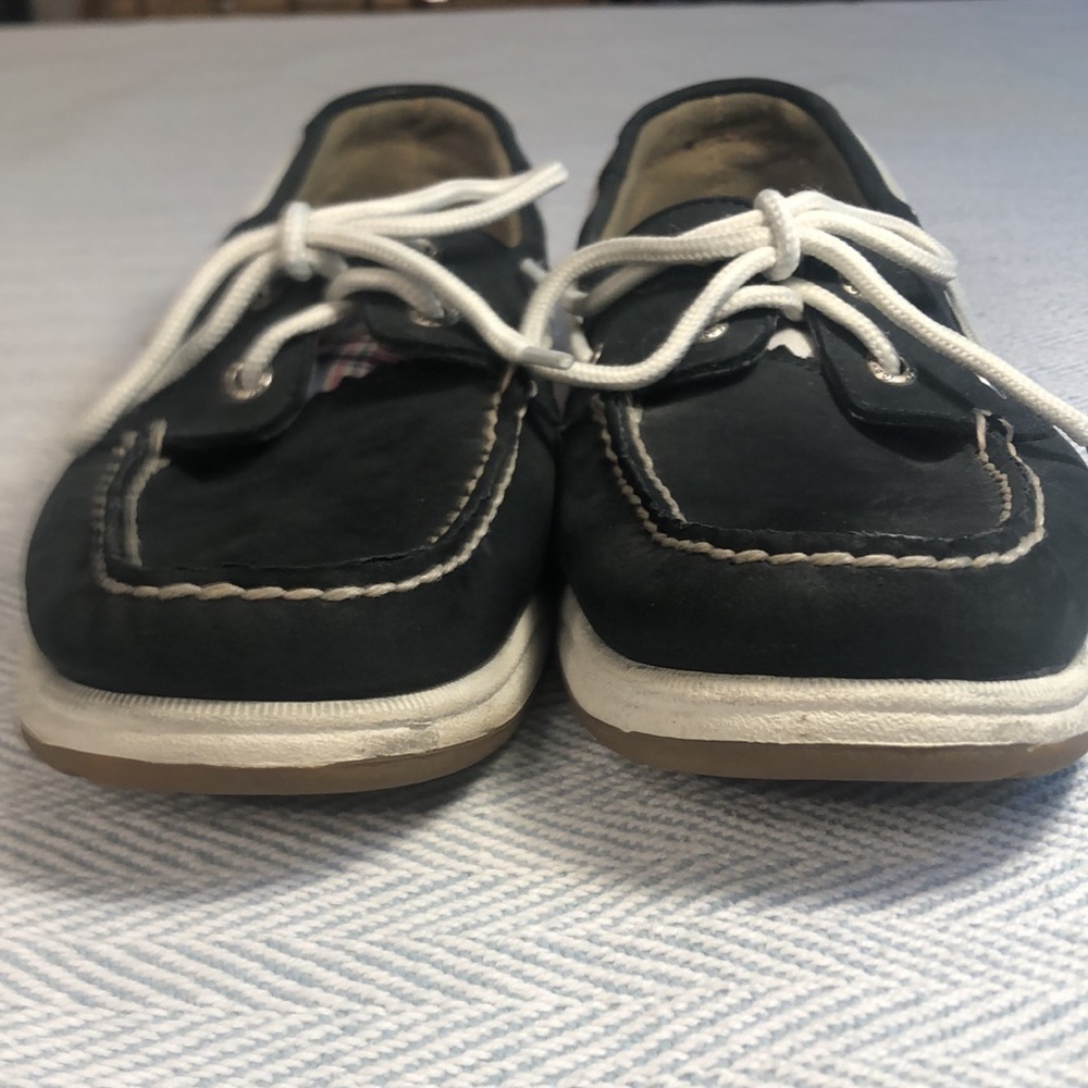 SPERRY Women’s Top Siders 9.5 M Navy & Plaid USED Good Condition - Picture 9 of 16
